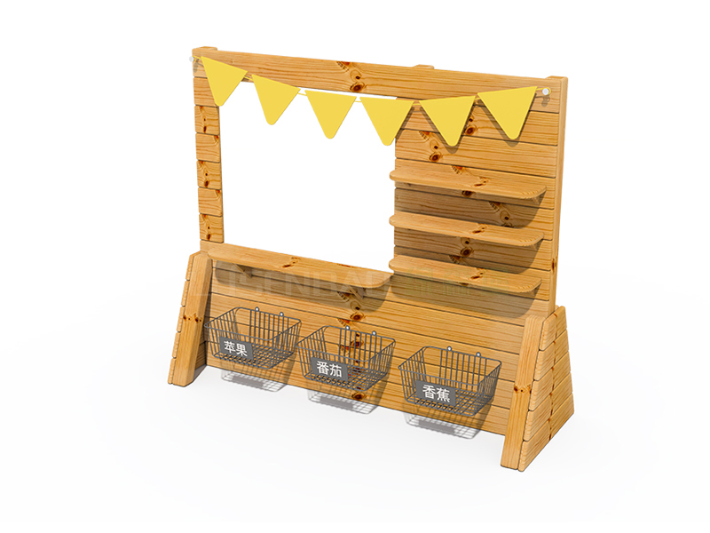 幼儿园家具芬兰木户外教室售卖台