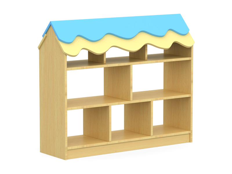 幼儿园家具课室辅导房屋造型书柜