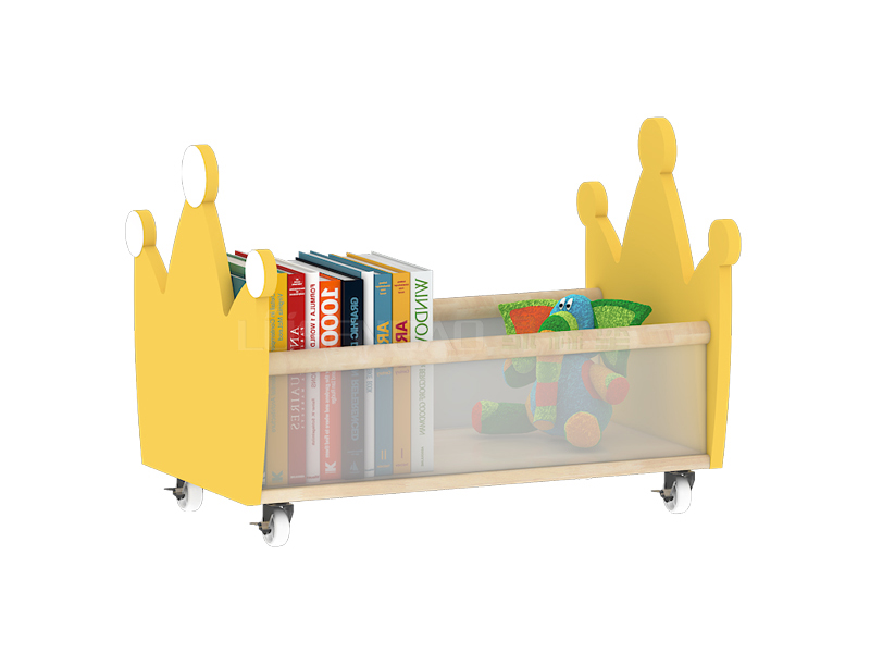 幼儿园家具阅读室移动书架