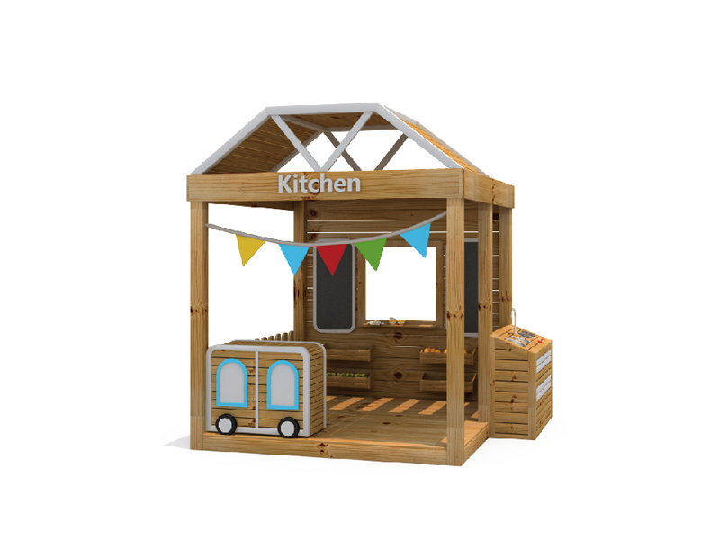 幼儿园户外教室儿童造型小木屋