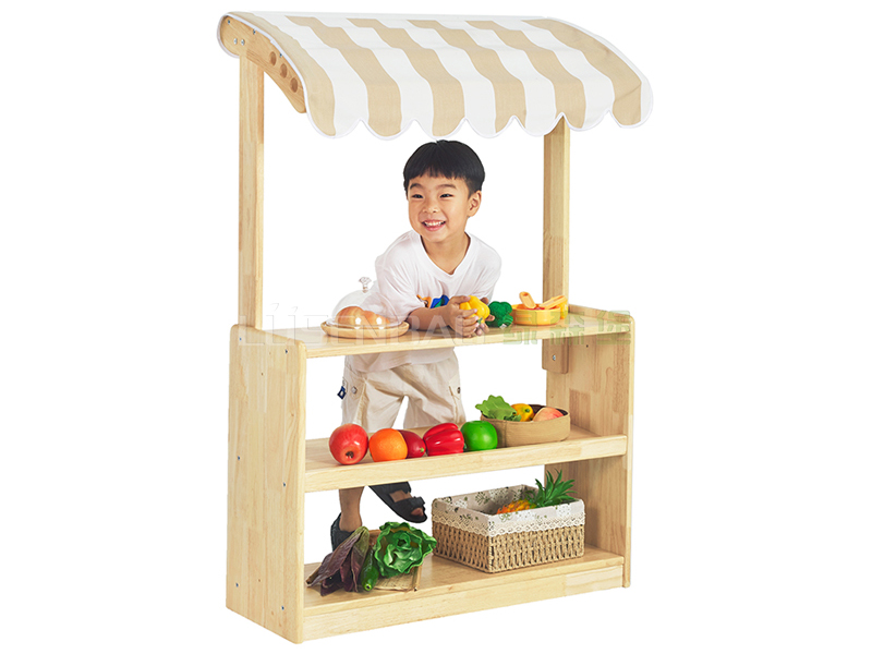 幼儿园家具班级教室儿童实木贩卖台