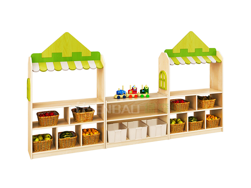 幼儿园家具趣味空间儿童组合玩具柜