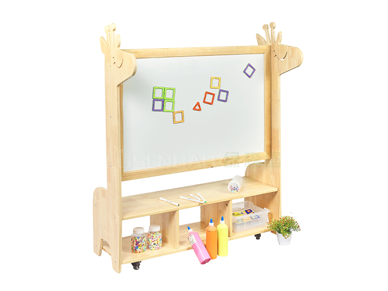 幼儿园家具功能室实木黑板柜
