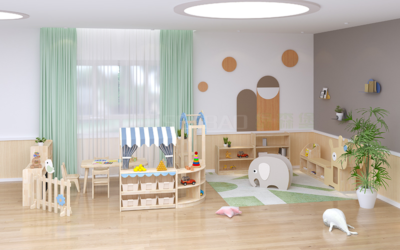 幼儿园木质家具，为儿童营造温馨氛围